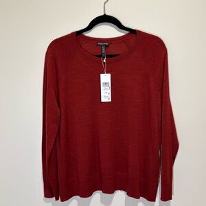 Eileen Fischer Red Sweater
